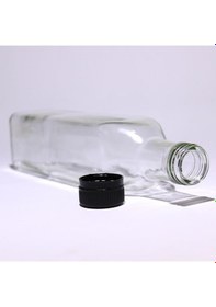 Resim Zeytinyağı Şişesi Yağdanlık Sosluk Sirkelik 500 Ml Şeffaf Marasca 