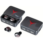 Resim Siyah Tws M90 Kablosuz Kulaklıklar İçin Sürgülü Kapak Oyun Kulaklık Bluetooth 5.3 Spor Kulakiçi Müzik Kulaklıkları Iphone Xiaomi Için 