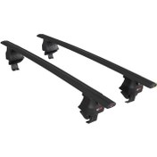 Resim Seat/Cupra Leon 4 2020 ve Sonrası ile Uyumlu ACE-4 Ara Atkı Tavan Barı Siyah 2 Adet 