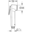 Resim Vitalio Taharet Spreyi 30 El Duşu, 1 Akışlı, Bide, Shattaf, Krom, 26351000 