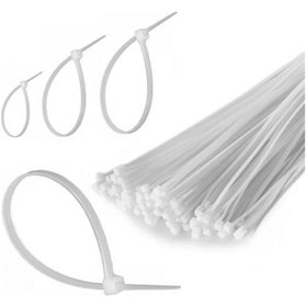 Resim 100 Adet Plastik Cırt Kelepçe Kablo Bağı Kablo Düzenleyici-4.8 X Çok Renkli 