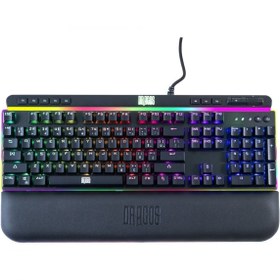 Resim Dragos Infinity Pro INF500P USB Kablolu Full Rgb Makro Gaming Klavye Mekanik Blue Switch Mekanik RGB 