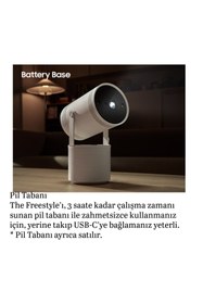Resim Samsung Kompakt Tasarım Full Hd Wi-fi Taşınabilir Mini Led Projeksiyon Cihazı 