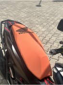 Resim Utku Giyim HONDA PCX DİO SH 125 ACTİVA S UYUMLU LOGOLU TURUNCU(KİREMİT) KOLTUK KILIFI(SİYAH LOGO) 