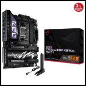 Resim Asus Rog Crosshaır X870E Hero, 4xddr5, 5xm.2, Hdmı, Dp, Type-C, Pcıe 5.0, 2xwi-Fi 7, Bluetooth V5.4, Amd Ryzen 9000-8000 ve 7000 Serisi, Am5 Soket Anakart 