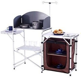 Resim Madfox Luxi Katlanır Portatif Kamp Mutfağı Masası 