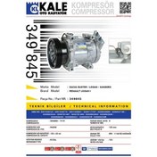 Resim Kale-349845 - Klima Kompresörü Dacıa Duster Logan Sandero 1.4 1 