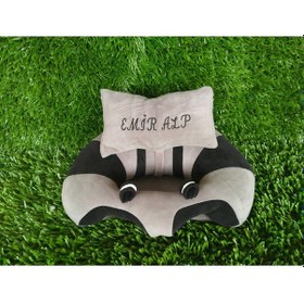 Resim İsimli Yastık Hediyeli Kişiye Özel Bebek Minderi - 