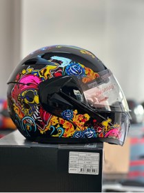 Resim JK20 Çene Açılır Motokaskk | Çelik Mekanizma / Güneş Gözlüğü / Çene Açılır Motosiklet Kaskı 