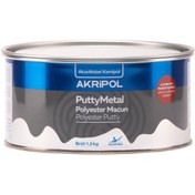 Resim AKRİPOL AkzoNobel Putty Metal Polyester Macun 1,5 Kg 