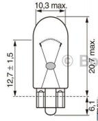 Resim Bosch 1987302241 Ampül Eco [12v] Wy5w [sarı] Dipsiz Gösterge W2.1x9.5d [10 Adet] 
