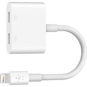 Resim Belkin Lightning Şarj + Ses Girişi Çoğaltıcı F8J198BTWHT 