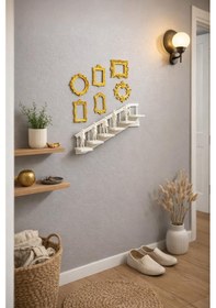 Resim Mini 6 Lı Gold Çerçeve, Mini 6 Lı Figürler Ve Merdiven Seti Ev Dekorasyonu Hediye Alternatifi Museum Of Us 