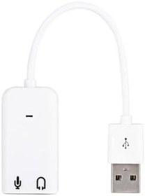 Resim Usb Ses Kartı Çevirici 7+1 Dönüştürücü Laptop Harici Ses Kartı 