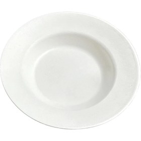 Resim Roll-up Nature Ekolojik Karton Kağıt Parti Çok Amaçlı Çukur Derin Tabak - 23 Cm. -25 Adetlik 1 Paket Beyaz 