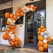 Resim 198.12 cm Şeffaf balon dekorasyon şeridi, balon zinciri, balon kemer seti, çiçek süslemeleri için balon dekorasyon şeritleri, doğum günü partisi ve temalı partiler için mükemmel 
