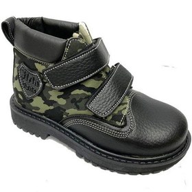 Resim Şirin Bebe Şirinbebe 9903b Deri Anatomik Kamuflaj Bebek Erkek Çocuk Bot 22-25 Siyah 