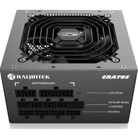 Resim Raijintek Cratos Atx 3.0 850W 80+ Gold Pcıe 5.0 Full Moduler Atx Güç Kaynağı (RJ-0R30B00007) 
