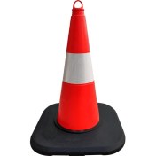 Resim Ağırlıklı Trafik Konisi 50 cm Tpe 