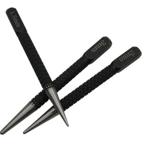 Resim Sagrado 3pc Merkez Zımba Konumlandırma Zımba Delme Sabitleyici Siyah Silindirik Çivi Zımba Pimi Alet Aksesuarları 1,5 Mm/2 Mm/3 mm (Yurt Dışından) 