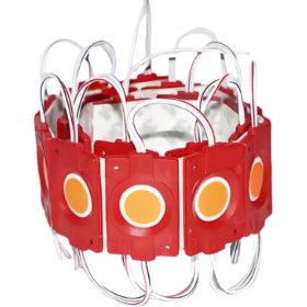 Resim Demir Led Tekli Su Geçirmez 12 Volt 2.4 Watt Modül Led Kırmızı (10 Adet) 