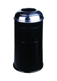 Resim Maxiflow Bombe Kapak Çöp Kovası Ø27 62cm Siyah Diğer 