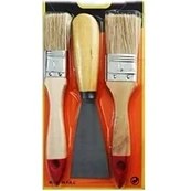Resim Boya Kestirme Fırça- Spatula Seti 3lü ESEYNM258 