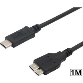 Resim Teknocan Marketing 5241 USB Type C To Micro USB 3.0 Taşınabilir HDD Hard Disk Kablosu 1m (1 Metre) 