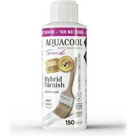 Resim Aquacool Trend Hybrid Varnish Hobi Boyası Su Bazlı Hibrit Vernik 150 Ml 