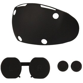 Resim Pazly Sony Playstation Vr2 İçin Silikon Kapak Kılıfı + Lens Kapağı + 2 Başparmak Tutma Kapağı - Siyah Siyah 