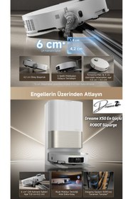 Resim Dreame Drmz Wett & Dry X50 Ultra Complete Vacumix Cleaner Robot Süpürge, 20.000 BİN PA,4.5 Litre Su Haznesi 