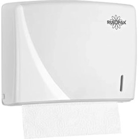 Resim Beyaz Plastik Havlu Dispenseri, Rulopak R-1317B, Pratik ve Şık Tasarım 