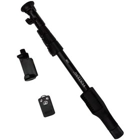 Resim Lemestar Tripod Yunteng Taşınabilir Alüminyum Alaşımlı Uzatılabilir Selfie Çubuğu El T Siyah 