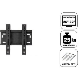 Resim Teif 19" 32" - 49 - 82 Ekran A Plus Tv Askı Aparatı Su Terazili 