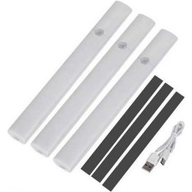 Resim Besthome1 3'lü Akıllı Led Gece Lambası, İnsan Algılama, 3 Renk, Şarj Edilebilir, Dolap/koridor İçin Çok Renkli Çok Renkli 