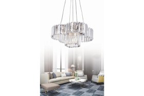 Resim Trendylight Zambak Krom Modern Taşlı 