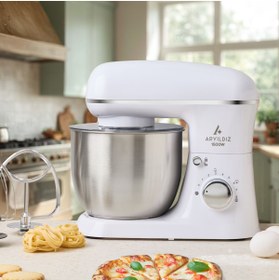 Resim Aryıldız Power Chef Stand Mikser Krem 