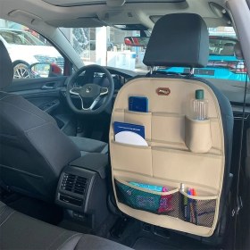 Resim Drs Tuning Koltuk Arkası Organizer(Deri)-Bej / SYESY94 
