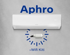 Resim Aphro 12.000 Btu Duvar Tipi Inverter Klima A++ Beyaz+WIFI Kit 