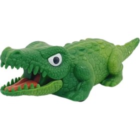 Resim Wovna Sürtmeli Sürüngen Hayvanlar Serisi - H-55 - Yeşil Timsah 