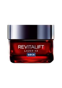 Resim L'Oreal Paris Revitalift Lazer X3 Gece Bakım Kremi 50 ML 