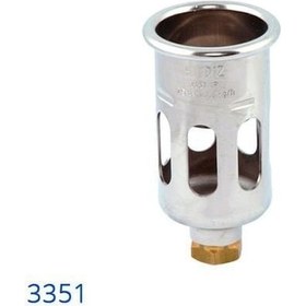 Resim Yıldız 3351 Tavlama Başlığı Kromlu Başlık Çapı 51 Mm 