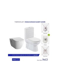 Resim D Form Yavaş Kapanan Klozet Kapağı 