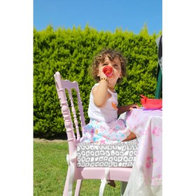 Resim Babyjem QuickBoost Taşınabilir Mama Sandalye Yükseltici Minder Gri Kare 