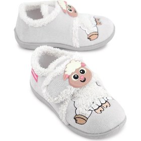 Resim Gezer Kışlık Cırtlı Ayarlanabilir Rahat İç Taban Kız Çocuk Panduf Ayakkabı Ga2kpm.03366.00.s36.18 Gri 