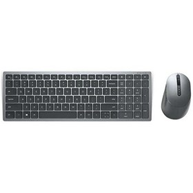 Resim Dell KM7120W Multi Device Türkçe Kablosuz Siyah Klavye Mouse Set 