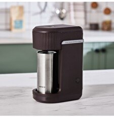 Resim Karaca Mono Personal Filtre Kahve Makinesi Walnut Brown 