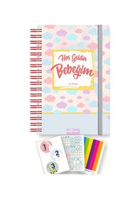 Resim Bebek Anı Defteri Ve Hamile Albümü Pembe + Sticker 