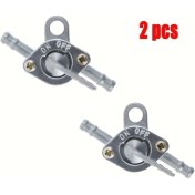 Resim Hightower 6mm Yakıt Tankı Anahtarı Atv 50/70/90/110/125/140/150cc Moto İçin 2 Adet Benzin Valfi 