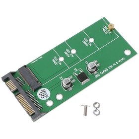 Resim M2 NGFF SSD To 2.5" inç SATA 3 Çevirici Dönüştürücü Adaptör 